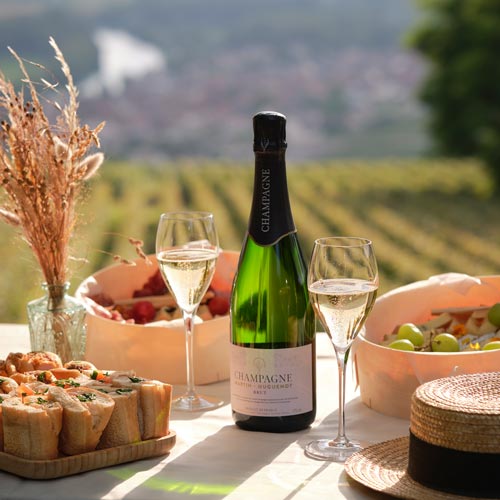 Image bouteille de champagne